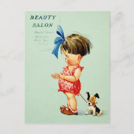 Postal Festiva El día de San Valentín de diversiones de arte vint