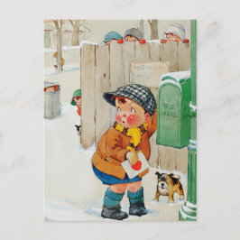 Postal Festiva El día de San Valentín de diversiones de arte vint