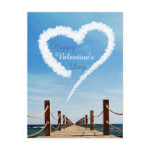 El día de San Valentín de nubes de corazón de tray