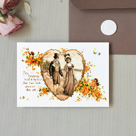 Postal Festiva El día de San Valentín de pareja de Regencia Vinta