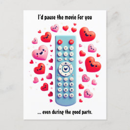 Postal Festiva El día de San Valentín romántico | Detener la pelí