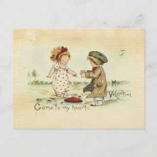 Postal Festiva El el día de San Valentín embroma el dulce del