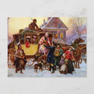 Postal Festiva El entrenador de Navidades