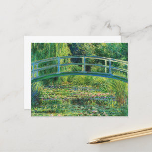 Postal Festiva El estanque para las naves de Claude Monet