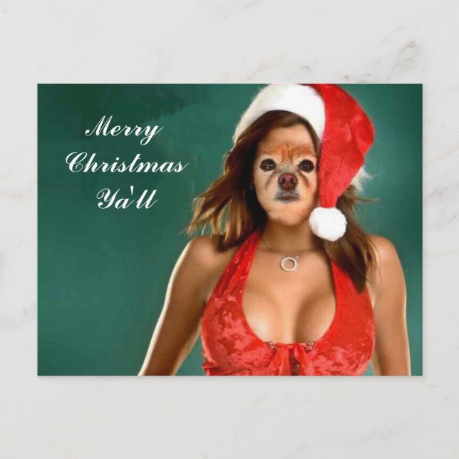 Postal Festiva El Fox es el ayudante de Santa (Anverso)