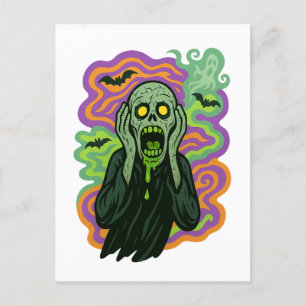 Postal Festiva El Grito - Personalizado Zombie
