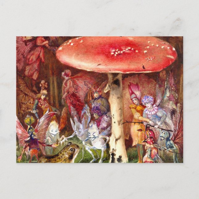 Postal Festiva El intruso John Anster Fitzgerald (Anverso)