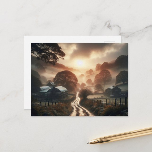 Postal Festiva El invernadero (Anverso/Reverso In Situ)