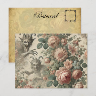 Postal Festiva El Jardín del Goatman - Victoriano gótico