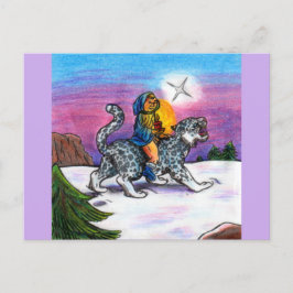 Postal Festiva El lápiz de fantasía de los Navidades Light of Hop