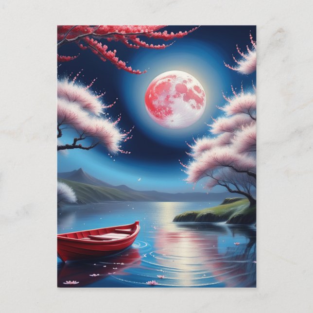 Postal Festiva El mágico paisaje de Júpiter es como algo (Anverso)