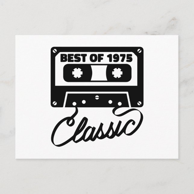 Postal Festiva El mejor clásico de 1975 (Anverso)