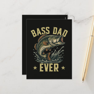 Postal Festiva El mejor papá de la pesca del Día del Padre