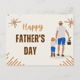 Postal Festiva El mejor papá del mundo: una celebración del Día d