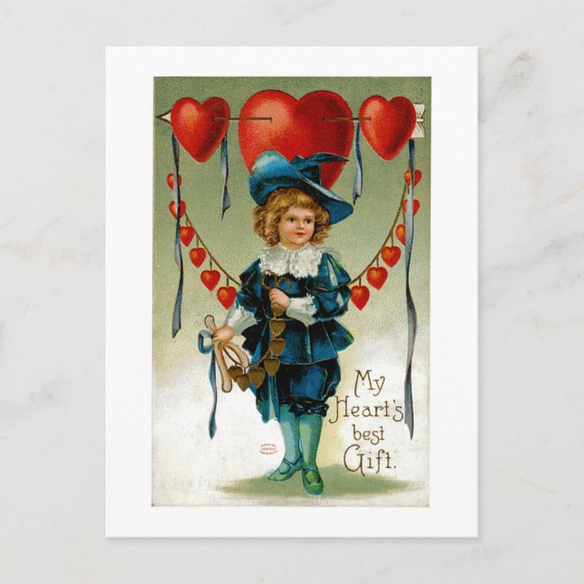 Postal Festiva El mejor regalo de mi corazón (Anverso)