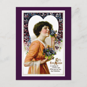 Postal Festiva El mensaje de amor