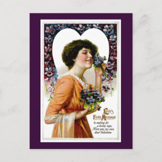 Postal Festiva El mensaje de amor