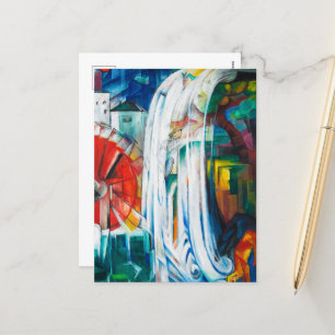 Postal Festiva El Molino Bewitched de Franz Marc