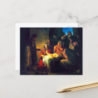 El nacimiento de Jesús por Carl Bloch