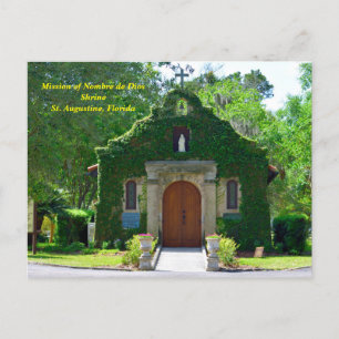 Postal Festiva El santuario más viejo de Estados Unidos