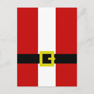 Postal Festiva El traje de Santa