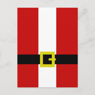 Postal Festiva El traje de Santa
