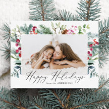 Elegante acuarela morada y verde foto