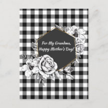 Elegante Día de la Madre de la abuela Rosa Blanca 