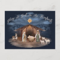 Elegante Religioso Jesús Natividad Cristiana