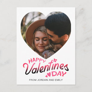 Postal Festiva Elegante Sencillo Moderno Feliz Día de San Valentí