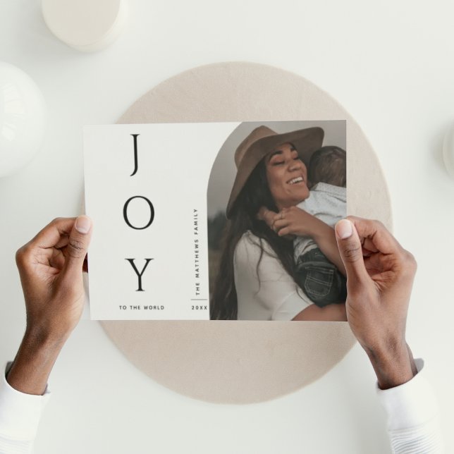 Postal Festiva Elegante, simple y moderna foto de arco Minimalist (Subido por el creador)