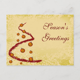 Postal Festiva elegante vacaciones de negocios Greeting PostCards