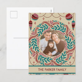 Postal Festiva Elegante Vintage Christmas Whimsy