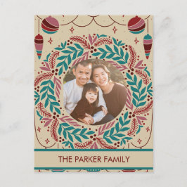 Postal Festiva Elegante Vintage Christmas Whimsy