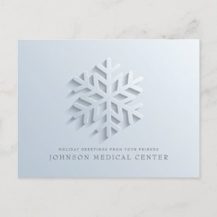 Postal Festiva Elegante y moderno saludo de vacaciones médicas co