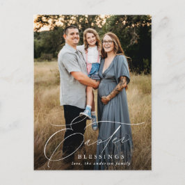 Postal Festiva Elegantes bendiciones de Pascua 2 vacaciones fotog