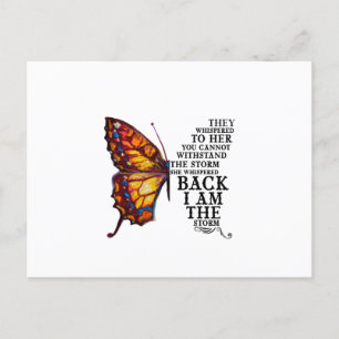 Postal Festiva Ellos La Susurraron, No Puedes Soportar La Torment