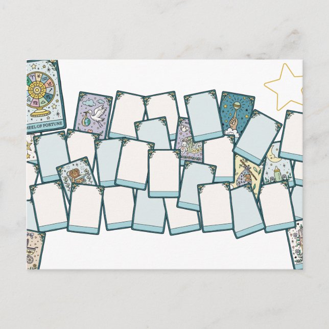 Postal Festiva En blanco (Anverso)