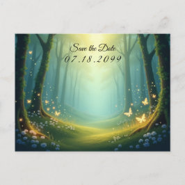 Postal Festiva Encantado Grove de Verano Sunlit