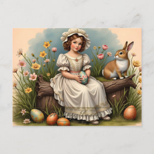 Postal Festiva Encanto vintage de Pascua