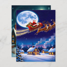 Postal Festiva Enchanting Christmas Winter Village Wallpaper 2025