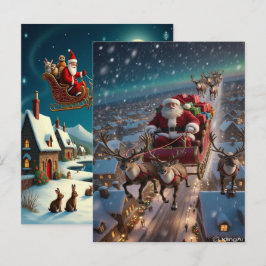 Postal Festiva Enchanting Christmas Winter Village Wallpaper 2025