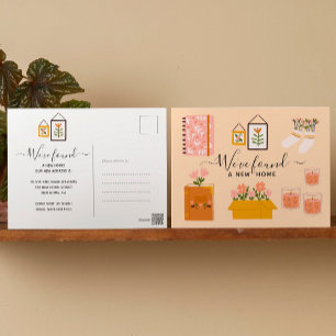 Postal Festiva Encontramos Nuevos Hogares Cuidados Elementos Curi