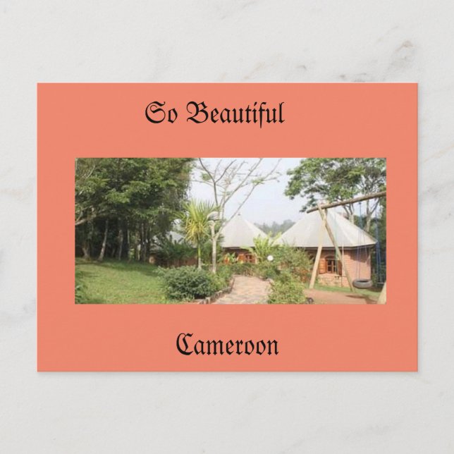 Postal Festiva endroit de Loisir au Cameroun (Anverso)