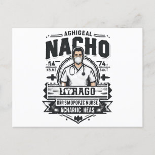Postal Festiva Enfermera Ortopédica Promedio de Nacho