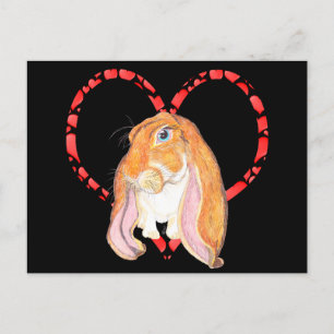 POSTAL FESTIVA ENGLISH LOP HEART