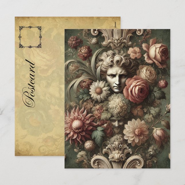 Postal Festiva Ennui Elegance - Victoria gótica (Anverso / Reverso)