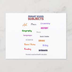 Postal Festiva Enseñanza primaria