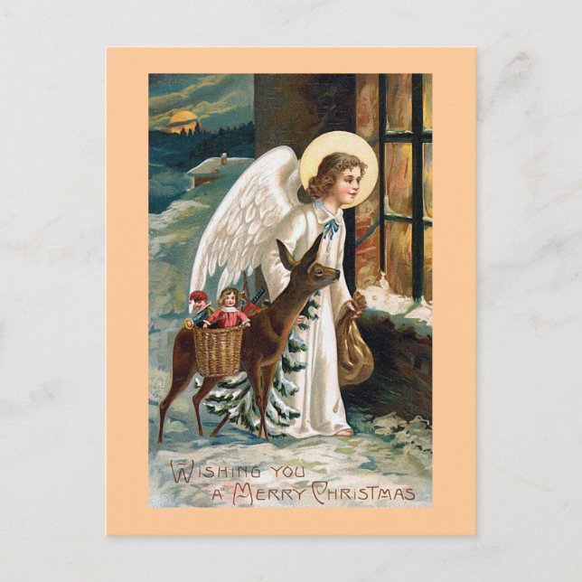 Postal Festiva "Entrega de Navidades" (Anverso)