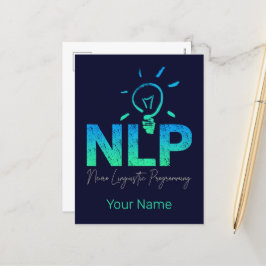 Postal Festiva Entrenador Y Encargado De La Programación Neuro-Li